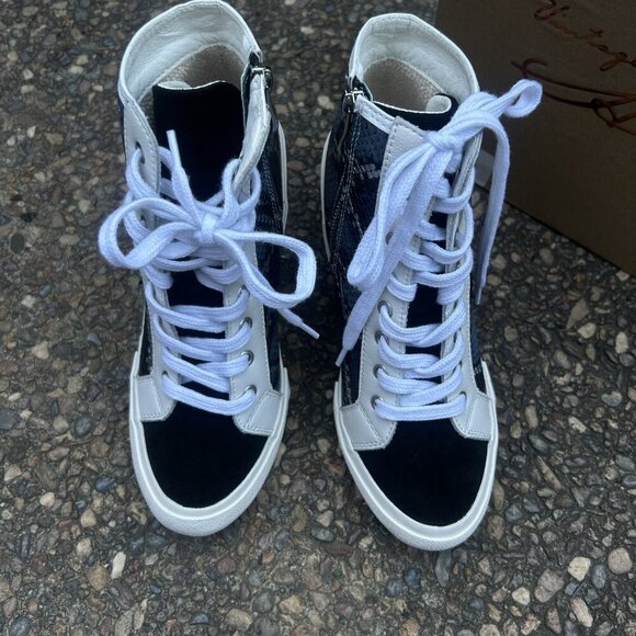 Vintage Havana Remiee Snakeskin Leather High High Bootie Size 7.5 - Picture 7 of 11